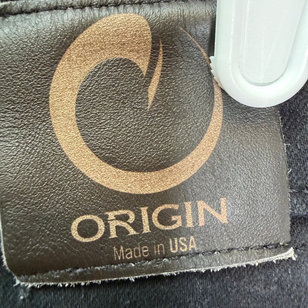 Origin USA Delta-68 Men Black Performance Stretch Denim Jeans Size 34  Maine USA